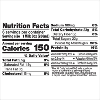 Horizon Organic Shelf-Stable 1% Lowfat Chocolate Milk Boxes - 6-8 Fl. Oz. - Image 4