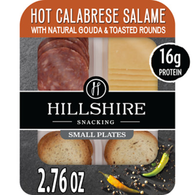 Hillshire Snacking Small Plates Hot Calabrese Salame with Gouda Cheese - 2.76 Oz - Image 1