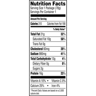 Hillshire Snacking Hot Calabrese Salame & Gouda Cheese - 2.76 Oz - Image 3