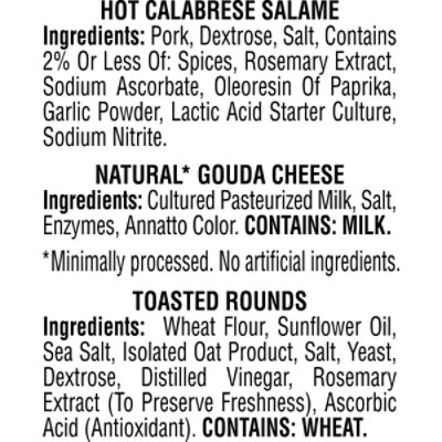 Hillshire Snacking Hot Calabrese Salame & Gouda Cheese - 2.76 Oz - Image 4