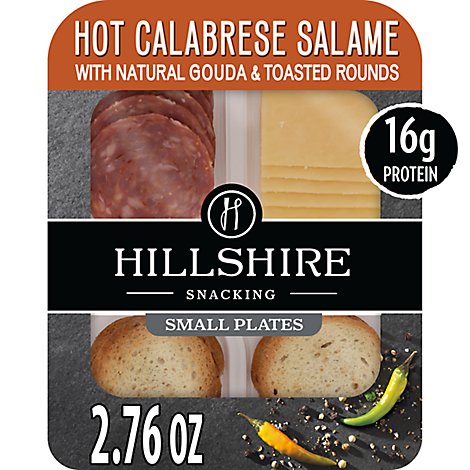 Hillshire Snacking Small Plates Hot Calabrese Salame with Gouda Cheese - 2.76 Oz