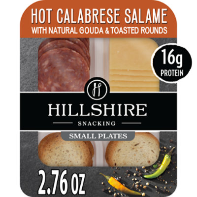 Hillshire Snacking Small Plates Hot Calabrese Salame with Gouda Cheese - 2.76 Oz