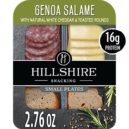 Hillshire Farm Snacking Small Plates Genoa Salami & White Cheddar Cheese - 2.76 Oz - Image 2