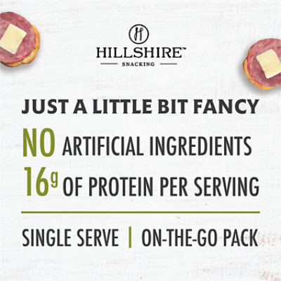 Hillshire Farm Snacking Small Plates Genoa Salami & White Cheddar Cheese - 2.76 Oz - Image 2