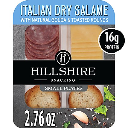 Hillshire Snacking Small Plates Italian Dry Salame and Gouda Cheese - 2.76 Oz - Image 2