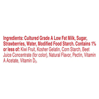 Yoplait Original Yogurt Low Fat Srawberry Kiwi - 6 Oz - Image 4