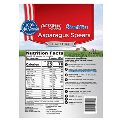 Pictsweet Farms Steamables Asparagus Spears Signature - 8 Oz - Image 7