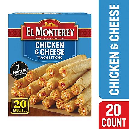 El Monterey Chicken And Cheese Flour Taquitos 20 Count - 20 Oz - Image 3