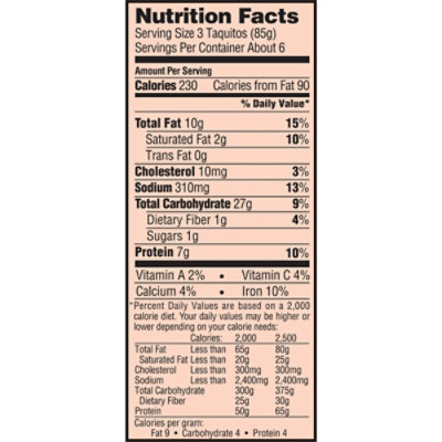 El Monterey Steak & Cheese Flour Frozen Taquitos 20 Count - 20 Oz - Image 5