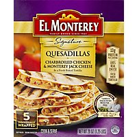 El Monterey Frozen Mexican Quesadilla Charbroiled Chicken And Monterey Jack Cheese - 5 Count - Image 1