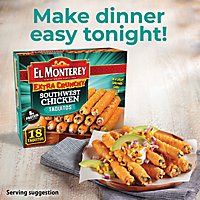 El Monterey Southwest Chicken Extra Crunchy Taquitos 18 Count - 20.7 Oz - Image 2