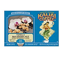 Kauai Coffee Coffee K-Cups Vanilla Macadamia Nut - 12-0.35 Oz