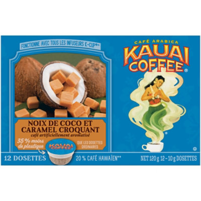 Kauai Coffee Coffee K-Cups Coconut Caramel Crunch - 12-0.35 Oz - Image 5