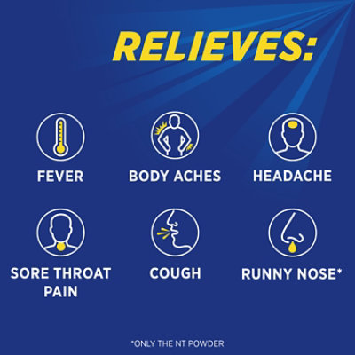 Theraflu Multi-Symptom Nighttime Severe Cold & Cough Packets Day & Night Relief - 12 Count - Image 2