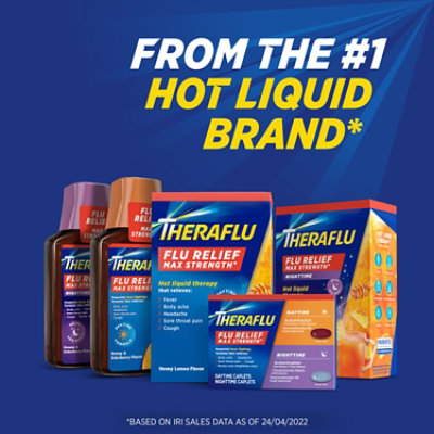 Theraflu Multi-Symptom Nighttime Severe Cold & Cough Packets Day & Night Relief - 12 Count - Image 5