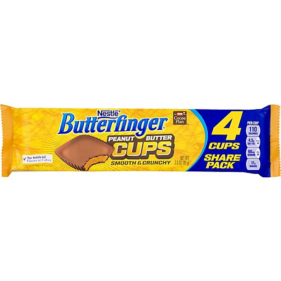 Butterfinger Peanut Butter Cups Smooth & Crunchy Share Pack - 3 Oz