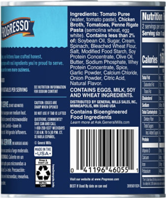 Progresso Traditional Soup Creamy Tomato with Penne - 18.5 Oz - Image 6