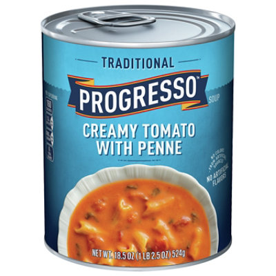 Progresso Traditional Soup Creamy Tomato with Penne - 18.5 Oz