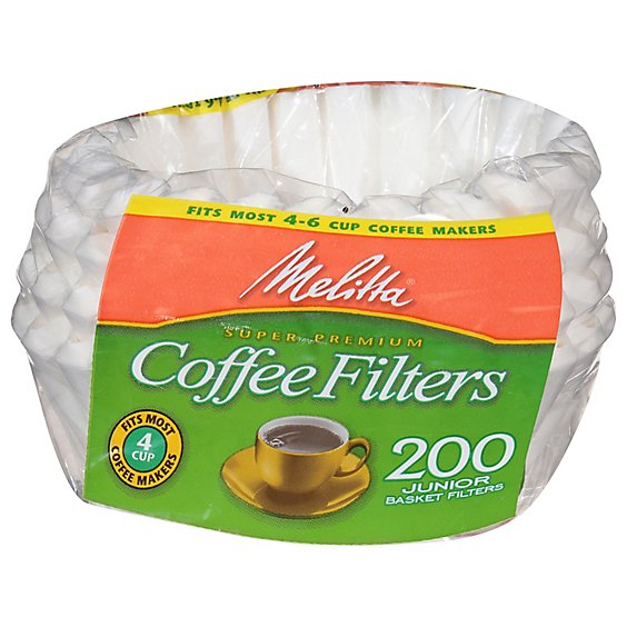 Melitta Coffee Filters Basket Junior - 200 Count