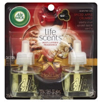 Air Wick Scented Oil Twin Refill Spiced Apple Crumble - Each