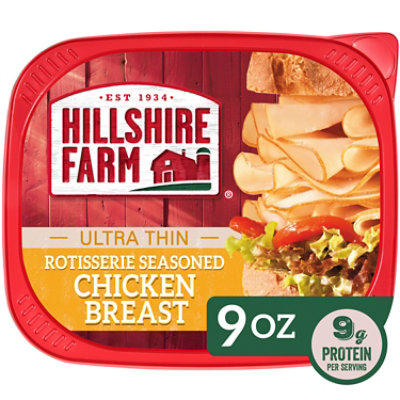 Hillshire Farm Ultra Thin Sliced Rotisserie Seasoned Chicken Breast Sandwich Meat - 9 Oz