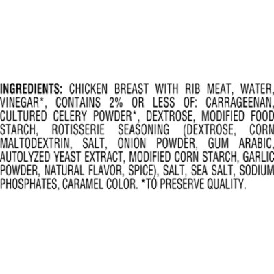 Hillshire Farm Ultra Thin Sliced Lunchmeat Rotisserie Seasoned Chicken Breast - 9 Oz - Image 2