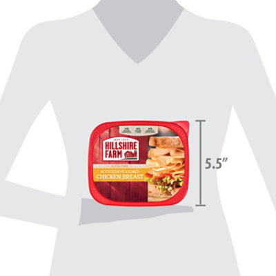 Hillshire Farm Ultra Thin Sliced Lunchmeat Rotisserie Seasoned Chicken Breast - 9 Oz - Image 3