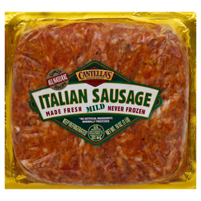 Papa Cantella's Mild Italian Sausage - 16 Oz