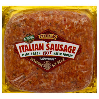 Papa Cantella's Hot Italian Sausage - 16 Oz