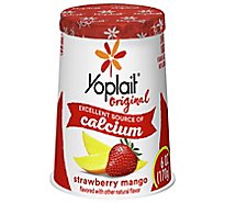 Yoplait Original Yogurt Low Fat Strawberry Mango - 6 Oz