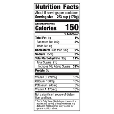 Yoplait Original Yogurt Low Fat Smooth Style Strawberry Flavored - 2 Lb - Image 3
