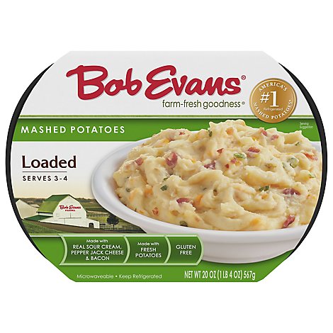 Bob Evans Mashed Potatoes Loaded - 20 Oz