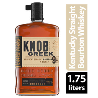 Knob Creek Small Batch 9 year Straight Bourbon 100 Proof 1L
