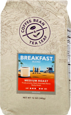 The Coffee Bean & Tea Leaf Coffee Ground Medium Roast Breakfast Blend - 12 Oz - Image 2