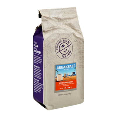 The Coffee Bean & Tea Leaf Coffee Ground Medium Roast Breakfast Blend - 12 Oz