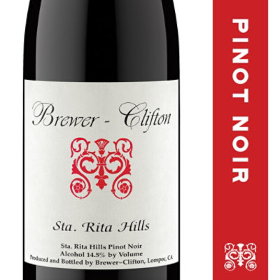 Brewer-Clifton Wine Red Pinot Noir Sta Rita Hills - 750 Ml