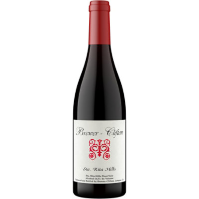 Brewer-Clifton Wine Red Pinot Noir Sta Rita Hills - 750 Ml