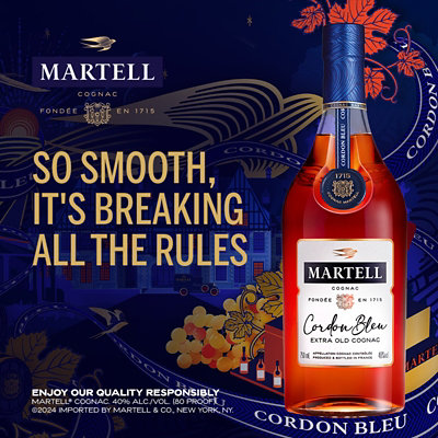 Martell Cognac Cordon Bleu 80 Proof - 750 Ml (limited quantities