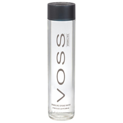 Voss Artesian Water Sparkling Glass Bottle - 800 Ml - Image 1