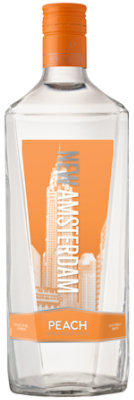 New Amsterdam Peach Flavored Vodka 70 Proof - 1.75 Liter - Image 1