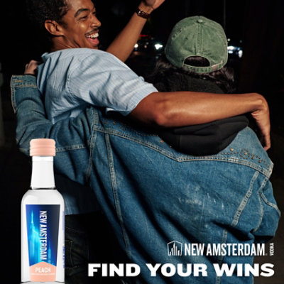 New Amsterdam Peach Flavored Vodka 70 Proof - 1.75 Liter - Image 4