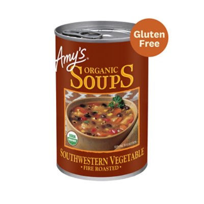 Amy's Organic Fire Roasted Southwestern Vegetable Soup - 14.3 Oz