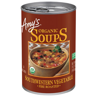 Amy's Organic Fire Roasted Southwestern Vegetable Soup - 14.3 Oz - Image 3