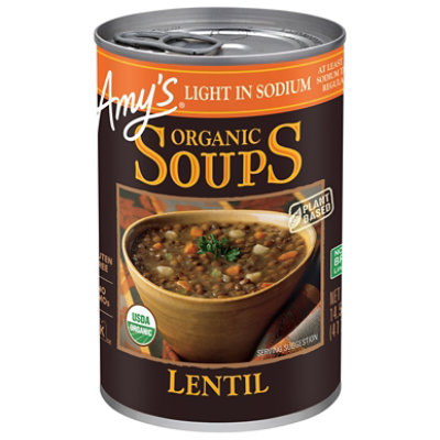 Amy's Light in Sodium Lentil Soup - 14.5 Oz