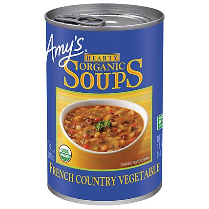 Amys Soups Organic Hearty French Country Vegetable - 14.4 Oz