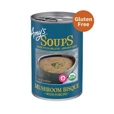 Amy's Mushroom Bisque with Porcini - 14 Oz