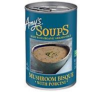 Amys Soups Mushroom Bisque with Porcini - 14 Oz