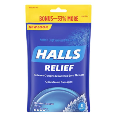 Halls Base Bonus Mentho Lyptus - 40 Piece - Image 3