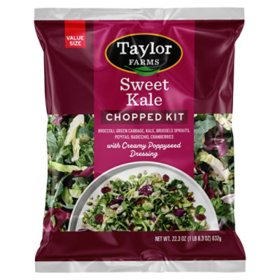 Taylor Farms Sweet Kale Family Size Chopped Salad Kit Bag - 22.3 Oz - Image 3