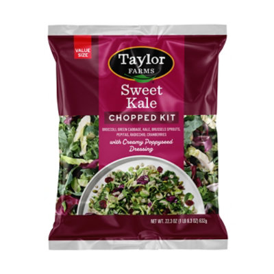 Taylor Farms Sweet Kale Family Size Chopped Salad Kit Bag - 22.3 Oz - Image 2